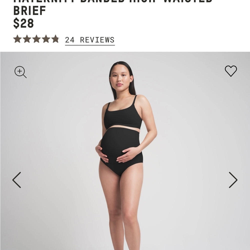 SKIMS Black Panties Intimates Sleek Design